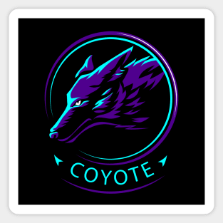 Coyote Gradient Sticker